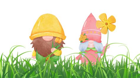 Spring Gnome Png Image Pink Spring Gnome Gnome Spring Cute Gnome