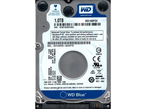 Жесткий диск 1000Gb WD Blue (WD10SPZX) купить по низкой цене в Украине ...