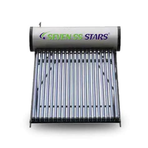 Seven SS Stars 200 Liters Pressurized Solar Water Heater Galvanized