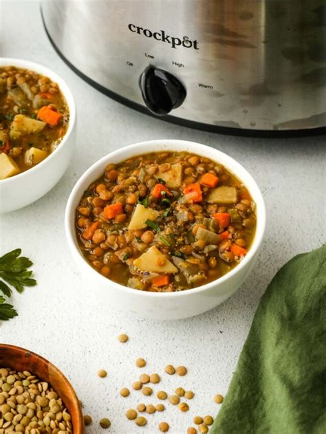 Slow Cooker Lentil Soup Recipe I Heart Vegetables