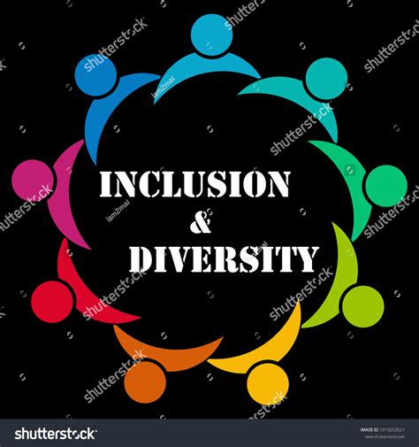 Inclusion Diversity Infographic Vector Set People Stock Vector (Royalty ...