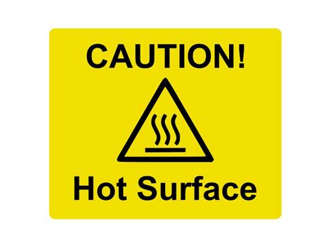 Caution Hot Surface Sign Etsy Uk Surface Caution Adhesive