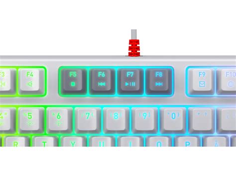 Xtrfy K Tkl Rgb Kailh Red Wired Tenkeyless Retro Mechanical Keyboard