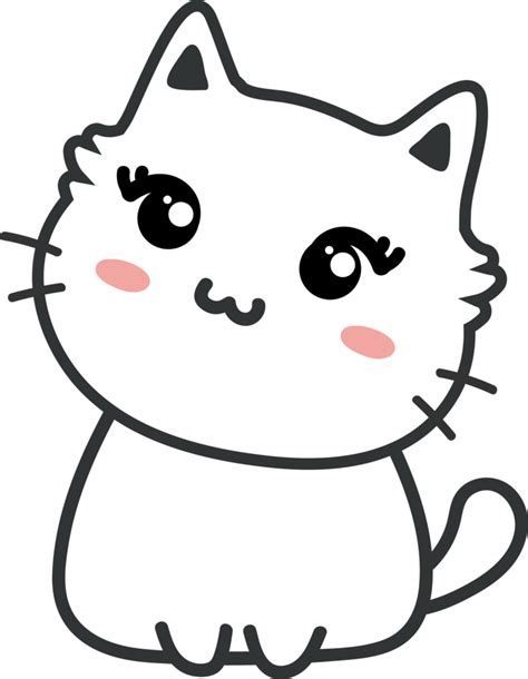 Cute Cat Cartoon Kitty 8483674 Png