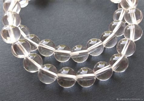 Натуральный кварц, горный хрусталь 8 мм купить в интернет-магазине ...