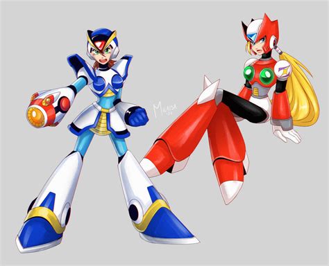 X And Zero Genderbend By Waatam On Deviantart