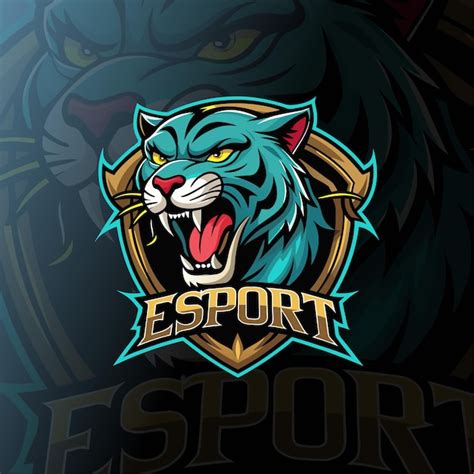 Premium Vector Leopard Logo Gaming Esporte