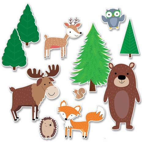 Creative Teaching Press Jumbo Woodland Friends Bulletin Board Set 11