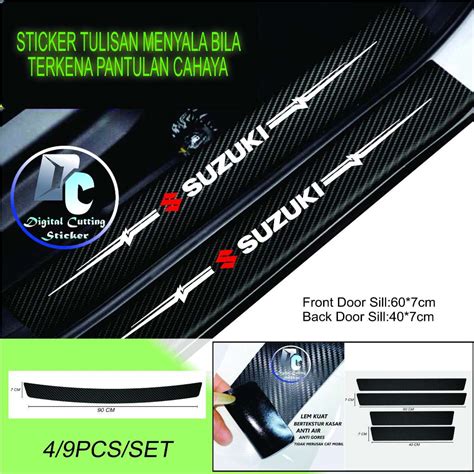 Jual Stiker Pelindung Pintu Mobil Suzuki All Tipe Sport D Door Sill