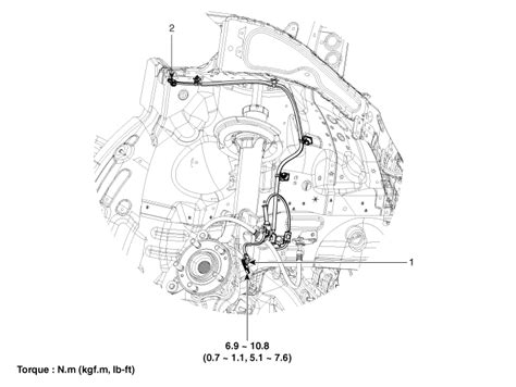 Kia Sorento Front Wheel Speed Sensor Components Esc Electronic