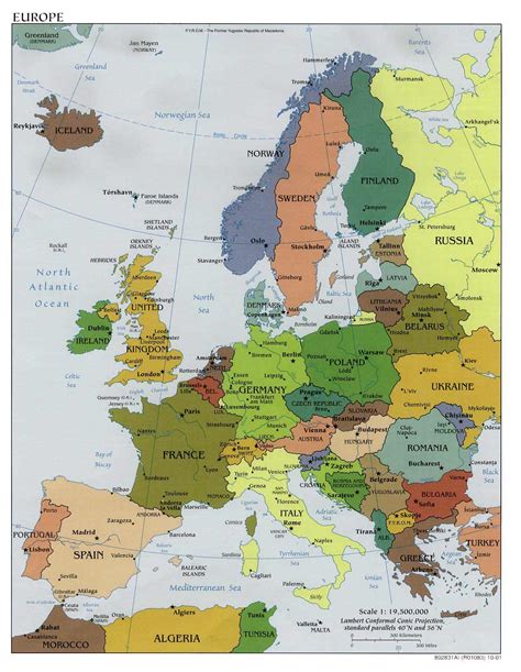 Time Zones Europe Map