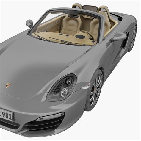 Porsche Boxter S 981 2013 2 Modelo 3d 149 Max 3ds Lwo Obj Ma