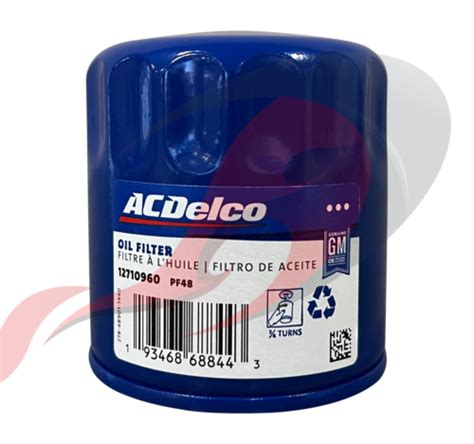 Genuine Gm Acdelco Engine Oil Filter Pf48 Pf48e Pf48f Ebay