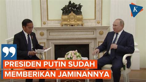 Berita Harian Jokowi Dan Presiden Putin Terbaru Hari Ini Kompas