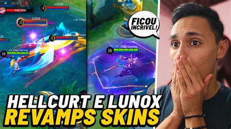 Helcurt E Lunox Skins Atualizadas Novidades