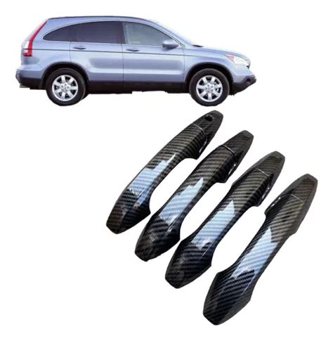 Cubre Manijas Fibra Carbono Honda Cr V Crv A Meses Sin Inter S