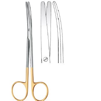 Tc Dissecting Scissors Cvd Cm Horizon Medical