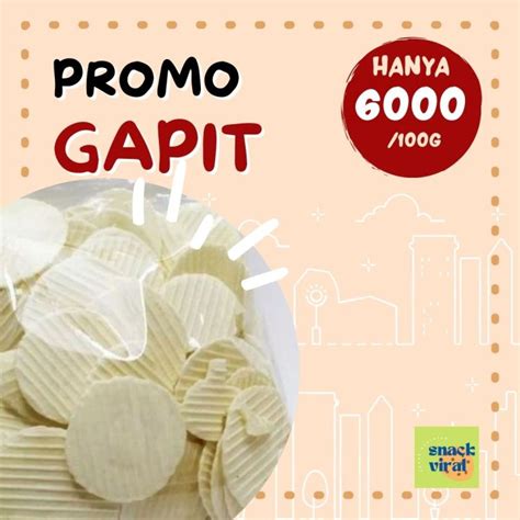 Snack Viral KUE GAPIT KHAS CIREBON KUE GAPIT KACANG KUE GAPIT GURIH