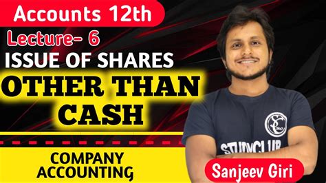 Issue Of Shares For Consideration Other Than Cash L 6 Issue Of