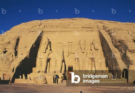 Image Of Facade Of Temple Of Ramesses II Abu Simbel Egypt New By