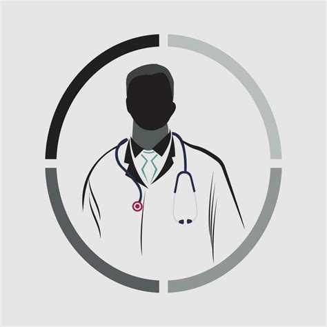 Medical Doctor Doctor Icon With Stethoscope Sign Editable Vector Symbol Illustrations Doctor