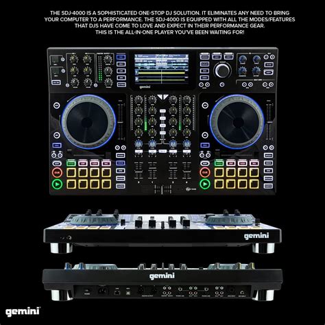 Buy Gemini Sound Sdj 4000 Standalonemidi Controller Dj Equipment