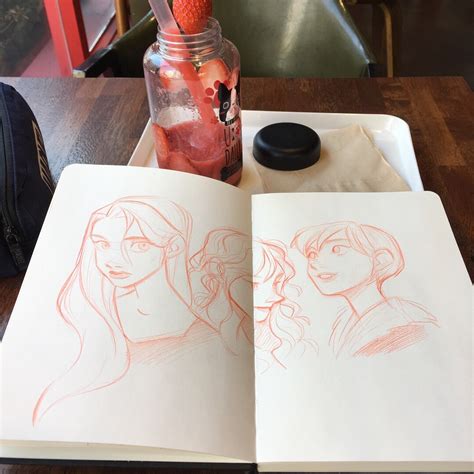 Miacat Daily Sketch Cafe Drawing