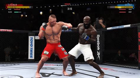 Ufc Brock Lesnar Vs Kimbo Slice Youtube