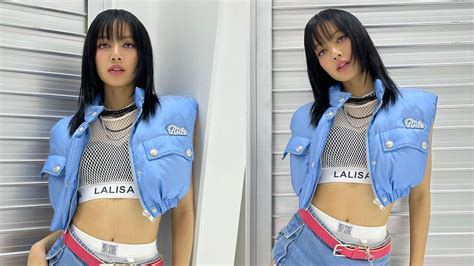 Blackpinks Lisa Flaunts In An White And Blue Avatar Stuns Her Fans