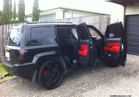 Modified Jeep Patriot Black Color Jeep Patriot Jeep Cars Jeep