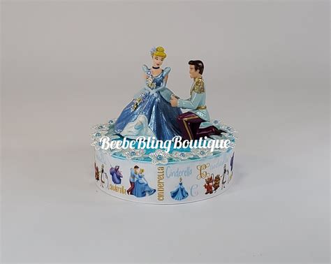 Disney Cinderella Cake Topper. Cinderella and Prince Charming - Etsy