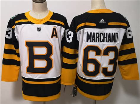 Boston Bruins #63 Brad Marchand White 2019 Winter Classic Jersey ...