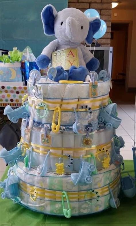 Animal Themed Diaper Cake Etsy