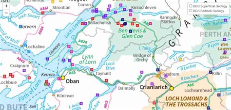 Scotland’s Geosites map – Scottish Geology Trust