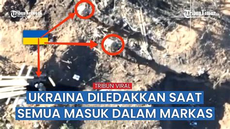 Parit Yang Jadi Ruang Istirahat Militer Ukraina Diledakkan Drone Serang