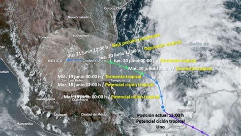 Es Oficial Se Forma Potencial Cicl N Tropical Uno Al Sur Del Golfo De