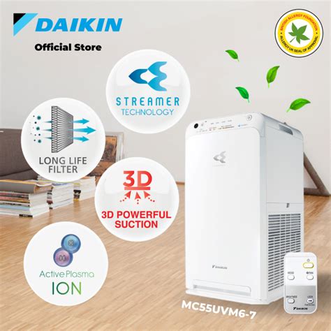 Daikin Streamer Air Purifier Mc Uvm Lazada Singapore