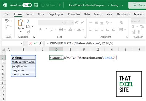 Excel How To Check If A Value Exists In A Range Or List That Excel Site