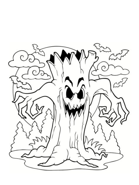 Coloriage Monstre Dhalloween Dessins à Imprimer Gratuitement