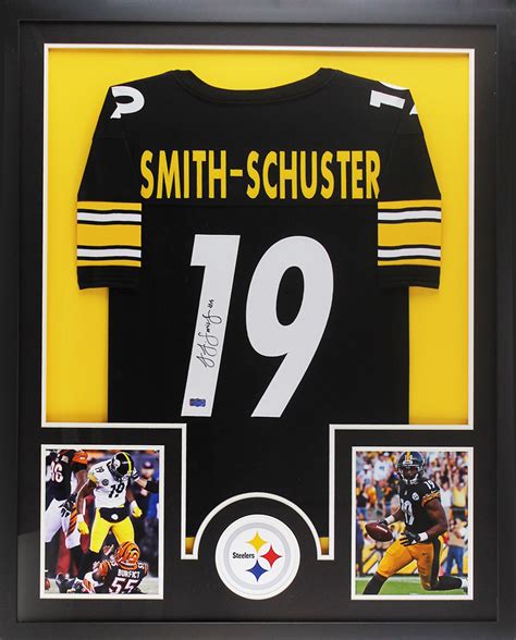 Juju Smith Schuster Signed X Custom Framed Jersey Radtke Coa