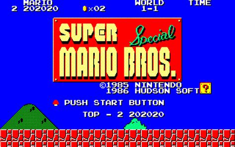 Super Mario Bros. Special (1986) Sharp X1 game