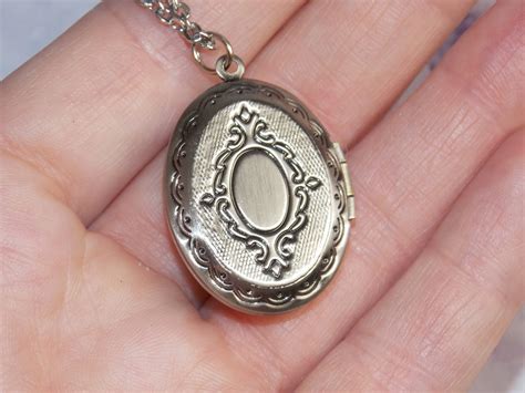 Photo Locket Witchy Woman Moonlight Necklace Stainless Steel Etsy