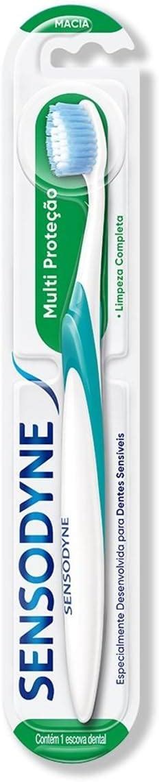 Sensodyne Multi Proteção Escova de Dente Macia para Dentes Sensíveis