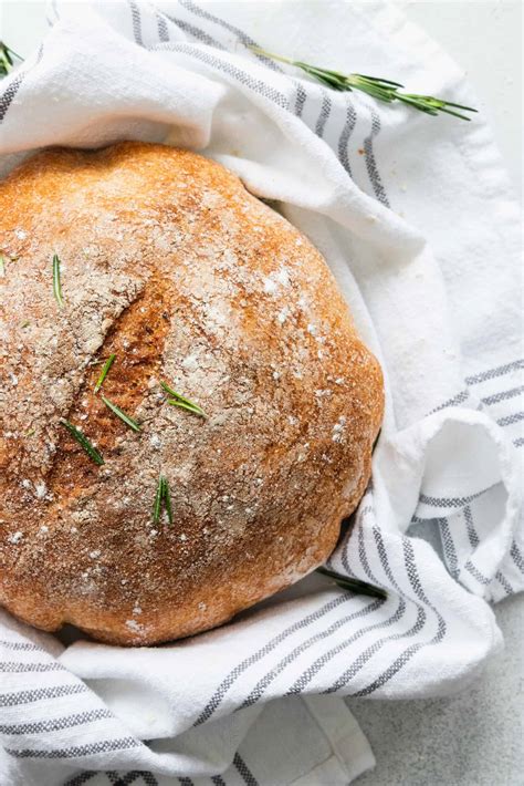 Vegan Garlic Rosemary Bread Easy Rosemary Garlic Loaf Chef Ani