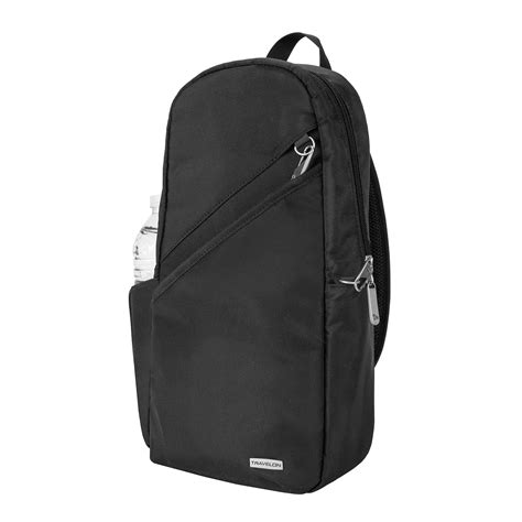 Travelon Anti Theft Classic Sling Bag Black One Size Locking