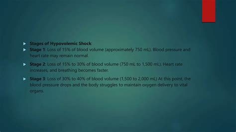 Hypovolemic Shockmanagement In Nursing Pptx Ppt