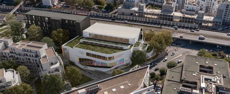 Construction d un complexe sportif à Colombes agence Engasser associés