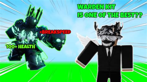 I Used The Warden Kit And It Is Really Op Roblox Bedwars Youtube