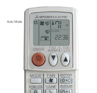 Interactive Mitsubishi Ductless Remote Control Ductless Ca