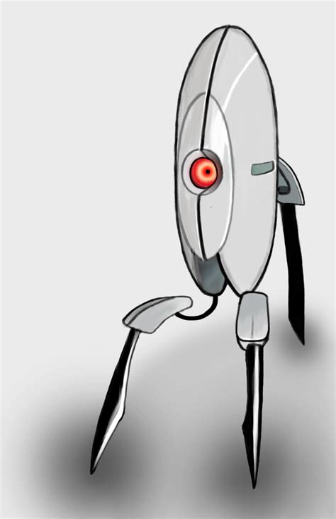 Portal Turret Redraw By Decartezy On Deviantart